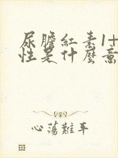 尿胆红素1+阴性是什么意思