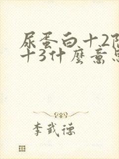 尿蛋白十2隐血十3什么意思