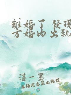 离婚了 发现对方婚内出轨还可以起诉吗