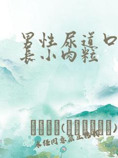 男性尿道口皮上长小肉粒