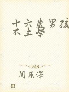 十六岁男孩叛逆不上学