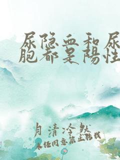 尿隐血和尿白细胞都是阳性