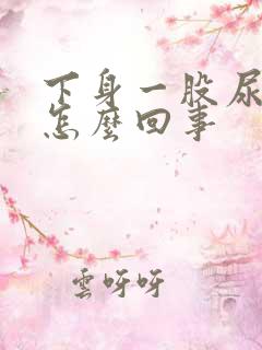 下身一股尿骚味怎么回事