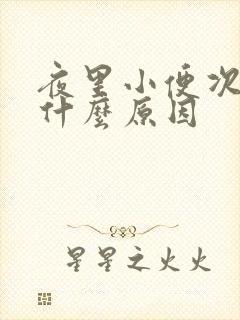 夜里小便次数多什么原因