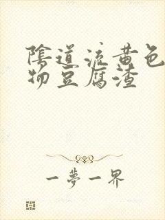 阴道流黄色分泌物豆腐渣