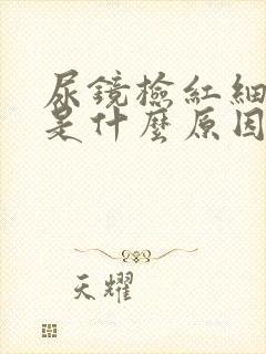 尿镜检红细胞高是什么原因