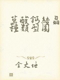 草酸钙结晶的五种类型图