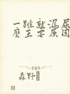 一跳就漏尿是什么主要原因是