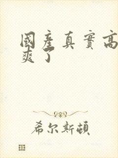 国产真实高潮太爽了