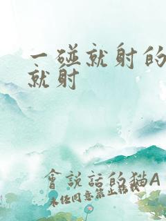 一碰就射的一下就射