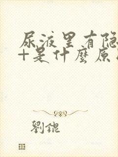 尿液里有隐血2+是什么原因