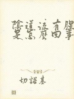 阴道流有腥臭味是怎么回事