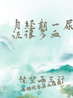 月经期一尿时就流很多血