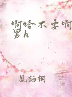 啊哈不要啊,男男h