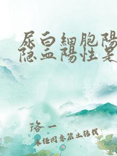 尿白细胞阳性尿隐血阳性是怎么回事