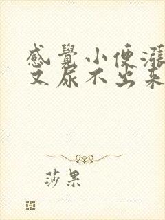 感觉小便涨,但又尿不出来是什么原因