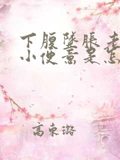 下腹坠胀老是有小便意是怎么回事