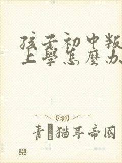 孩子初中叛逆不上学怎么办