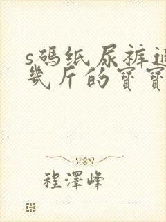 s码纸尿裤适合几斤的宝宝