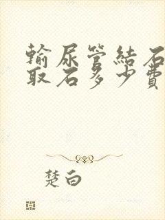 输尿管结石软镜取石多少费用