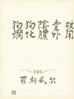 狗狗阴囊破皮溃烂化脓外用什么药