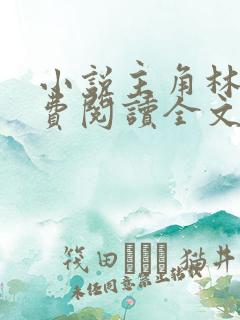 小说主角林峰免费阅读全文最新章节