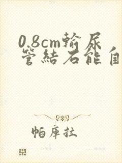 0.8cm输尿管结石能自己排出吗