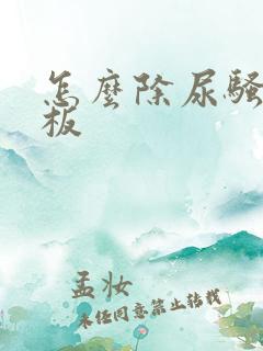 怎么除尿骚味地板