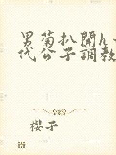 男菊扒开h～古代公子调教