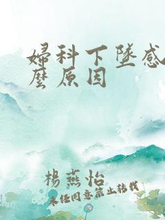 妇科下坠感是什么原因