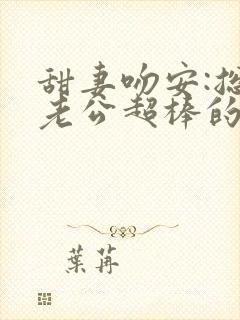 甜妻吻安:总裁老公超棒的小说全文