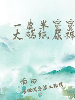 一岁半宝宝穿多大码纸尿裤