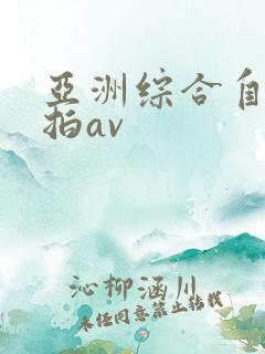 亚洲综合自拍偷拍av