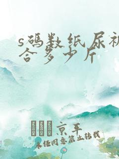 s码数纸尿裤适合多少斤