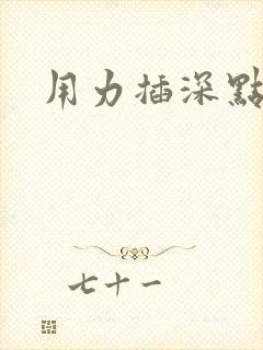 用力插深点小说