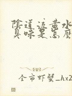 阴道流黄水有腥臭味是怎么回事