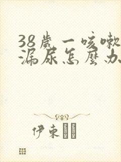 38岁一咳嗽就漏尿怎么办