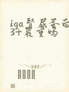 iga肾尿蛋白3+严重吗