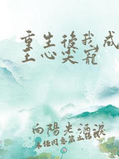 重生后我成了傻王心尖宠