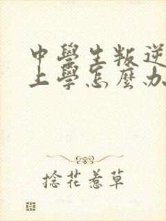 中学生叛逆不想上学怎么办