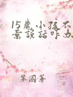 15岁小孩不愿意说话咋办