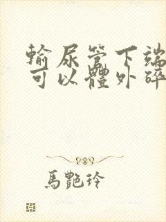 输尿管下端结石可以体外碎石吗