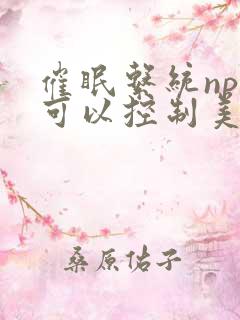 催眠系统npc可以控制美人的小说