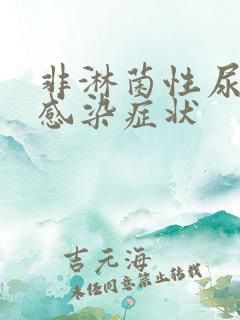 非淋菌性尿路有感染症状