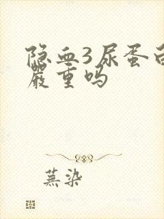 隐血3尿蛋白2严重吗