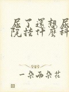 尿了还想尿去医院挂什么科