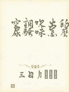 空调吹出的风有尿骚味怎么办