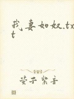 我妻如奴.txt