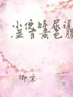 小便时尿道刺痛,并有黄色脓状液体流出