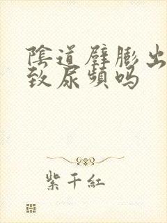 阴道壁膨出会导致尿频吗